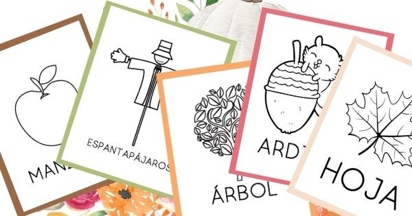 Free Fall Printables in Spanish