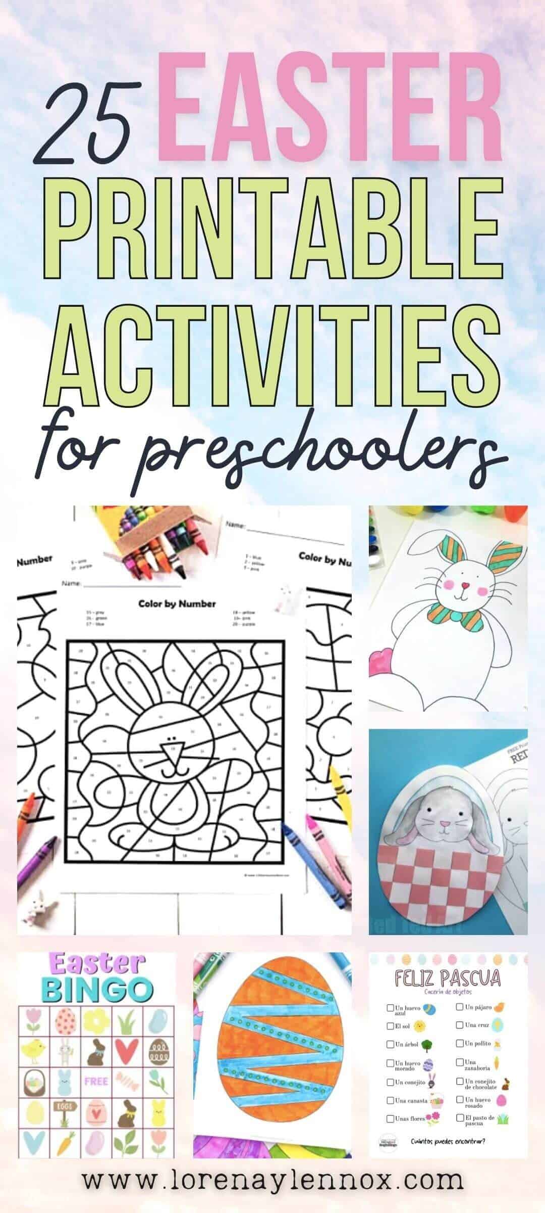 Easter Printables for Preschoolers
