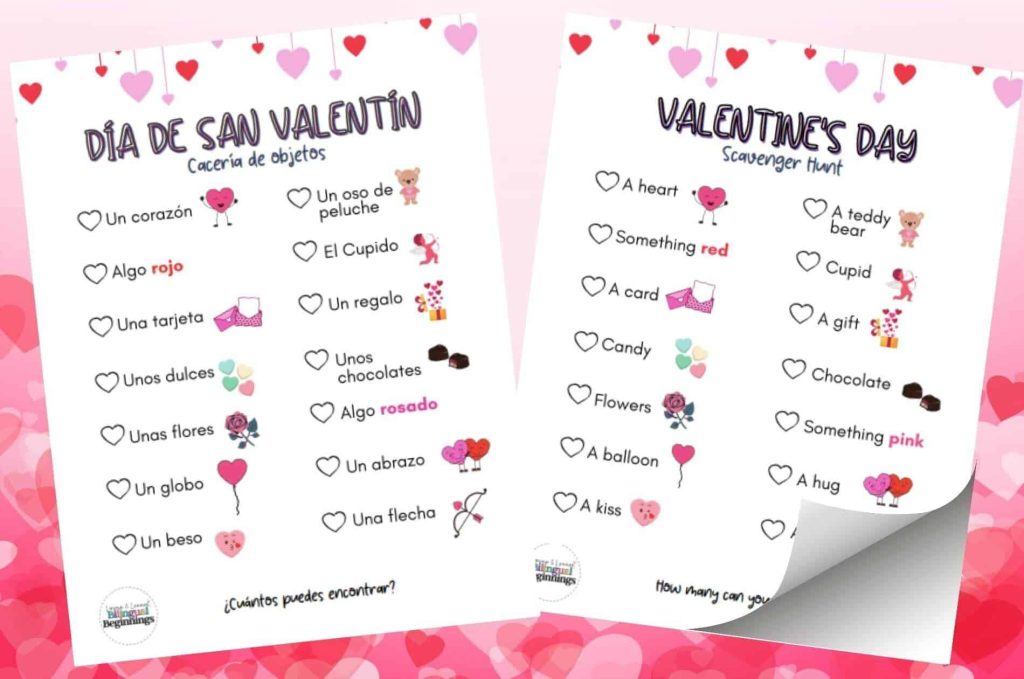 Valentine's Day Scavenger Hunt