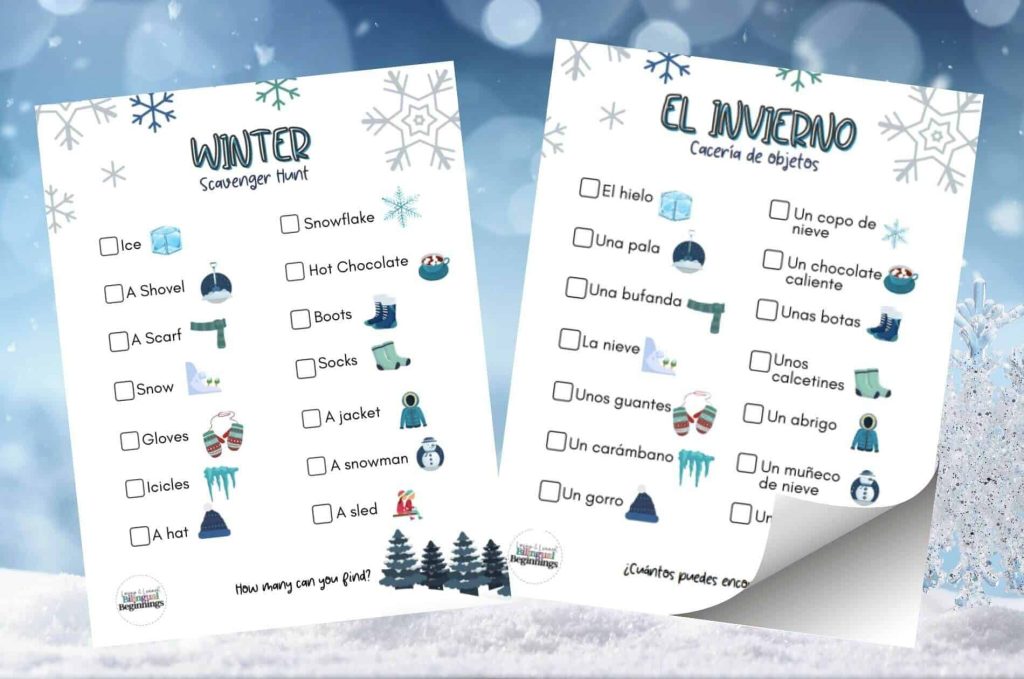 Winter Worksheets for preschoolers