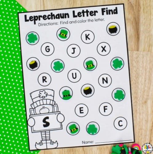 Leprechaun Letter Find