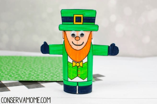 15. Leprechaun Toilet Paper Roll Craft - with Conservamom“Check out this fun Leprechaun Toilet paper roll craft that’s simply magical.”