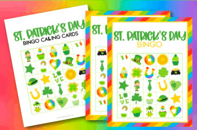 20. St. Patrick’s Day Bingo - with Made With Happy“Feeling Lucky? Grab these FREE St Patrick’s Day Bingo Printables including 10 Bingo Cards and Calling Cards.”