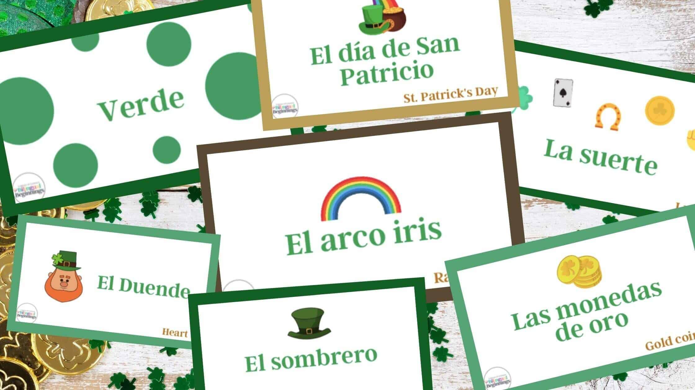 St. Patrick's Day Printables in Spanish