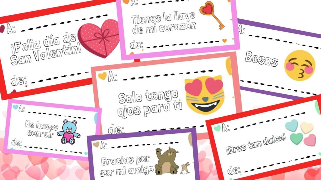 Valentine's Day Cards in Spanish