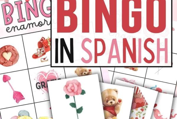 Valentine's Day Bingo in Spanish