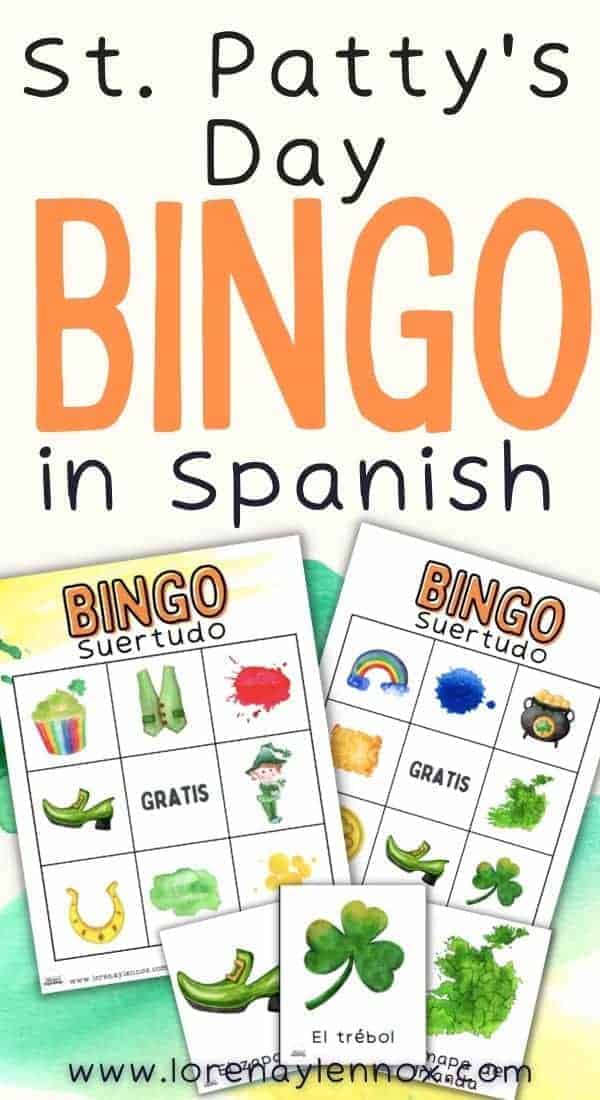 This St. Patrick's Day Bingo in Spanish is an interactive family activity that will engage your children at home or int he Spanish classroom this March 17th.