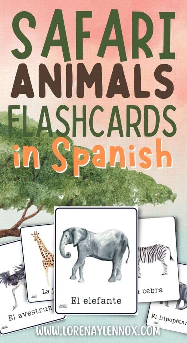 Zoo Animal Printables Worksheets in Spanish for Preschoolers