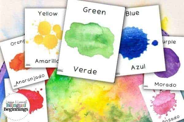 Color Flashcards in Spanish