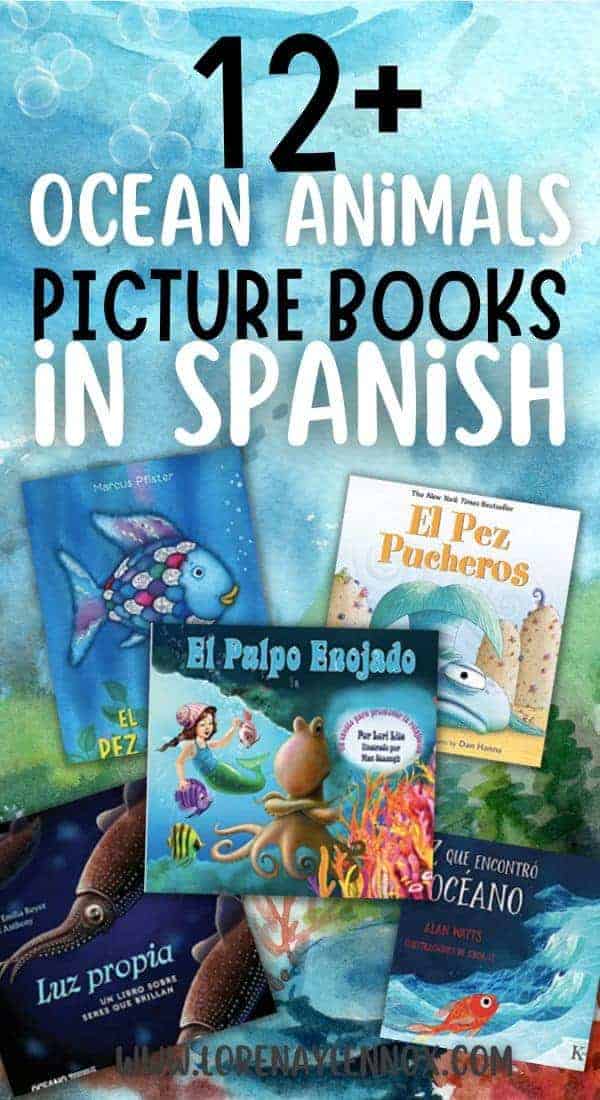 Ocean Animal Books in Spanish for Kids