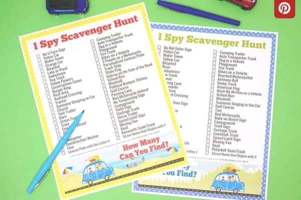 40 + Scavenger Hunt List Ideas for Kids of All Ages