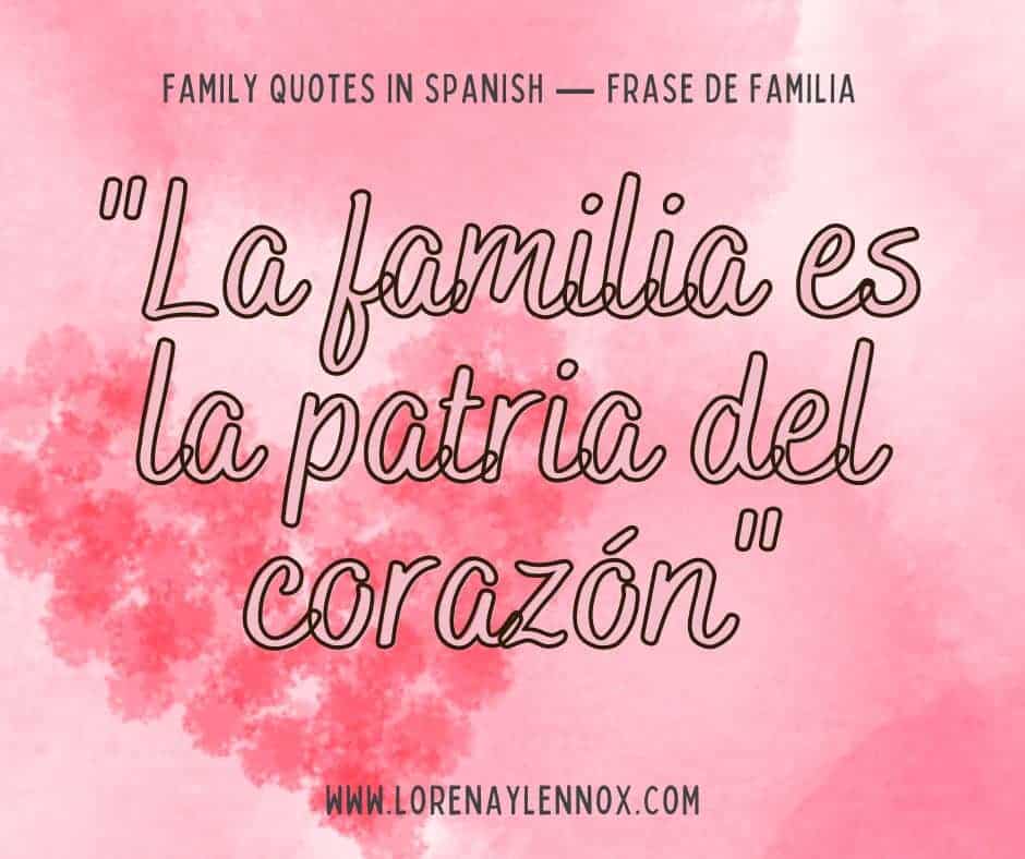 Family Quotes in Spanish