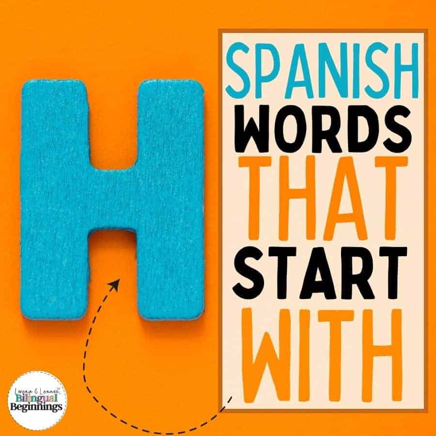 Spanish words that start with H