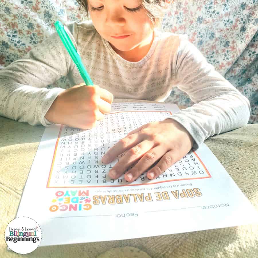 cinco de mayo word search free printable
