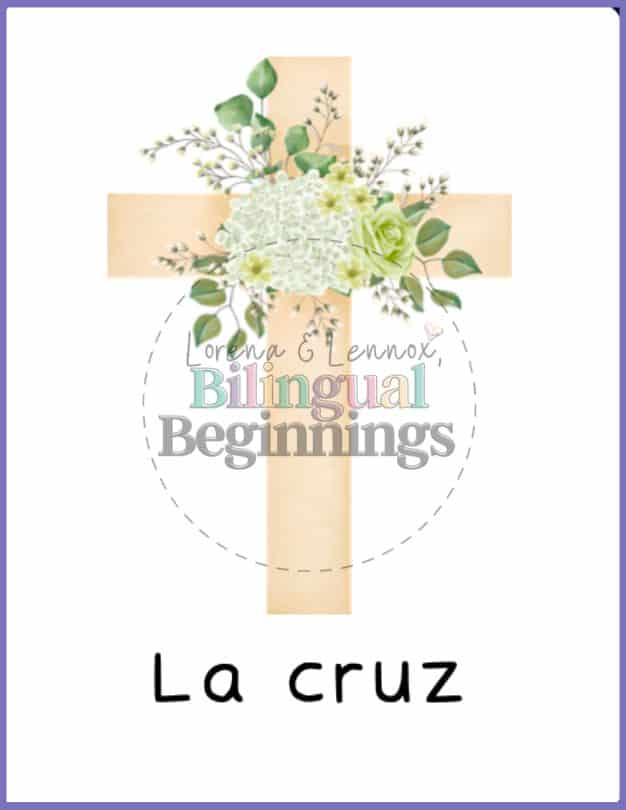 Easter Bingo for Kids in Spanish