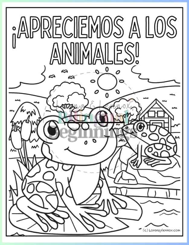 10 Nature Coloring Pages in Spanish