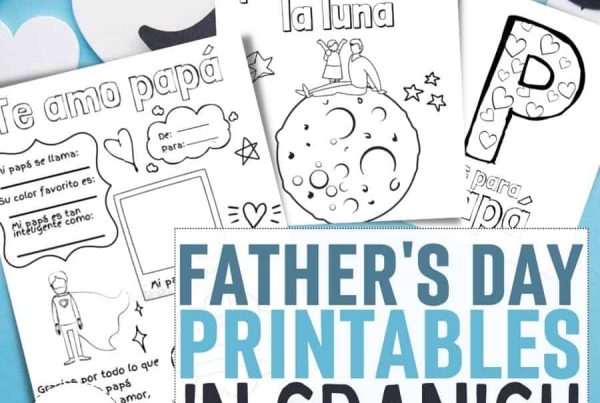 Father's Day Printable Activities in Spanish