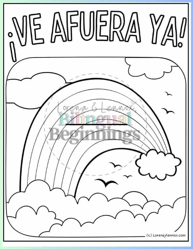 10 Nature Coloring Pages in Spanish