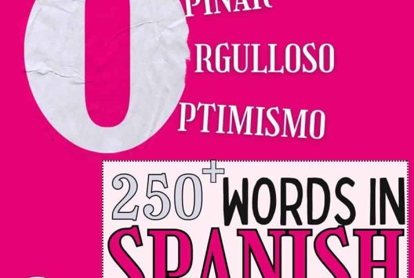 250+ Words in Spanish That Start With O