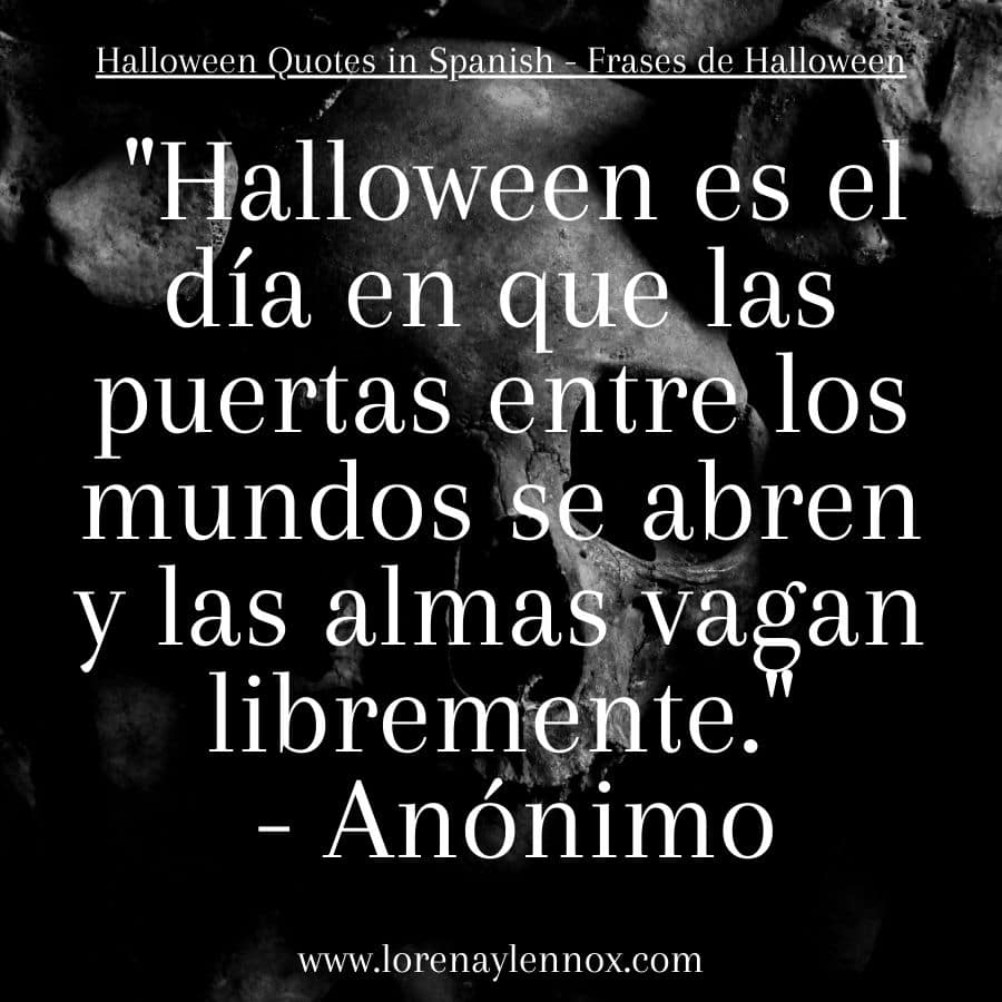 Halloween Quotes in Spanish