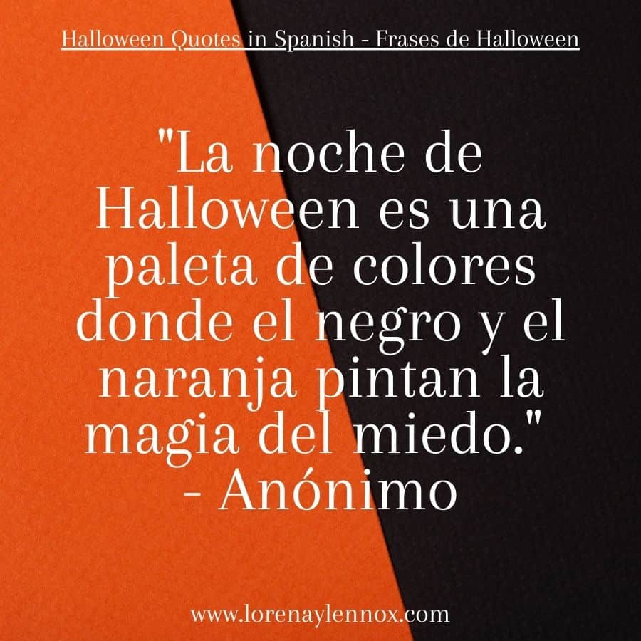 Halloween Quotes in Spanish
