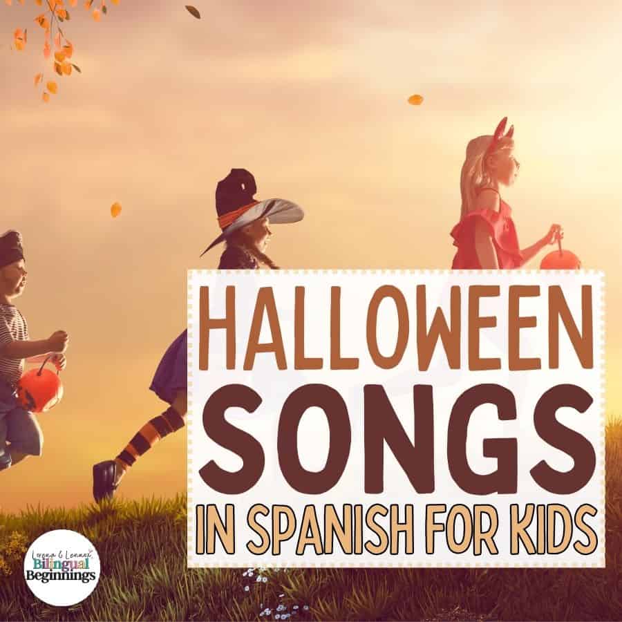 "Discover a spooky and fun collection of Halloween songs in Spanish for kids! These festive tunes will add a touch of bilingual magic to your Halloween celebrations, keeping little ones entertained while they learn about the holiday's traditions and enjoy catchy melodies in both English and Spanish."