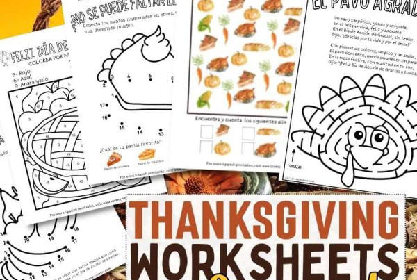 "Explore a world of language and holiday fun with our Thanksgiving Spanish Worksheets. Engage your kids in learning and celebrating Thanksgiving in a bilingual way. Download now for a bilingual Thanksgiving experience!"
