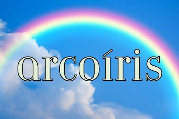 90+ Spring words in Spanish - arcoíris