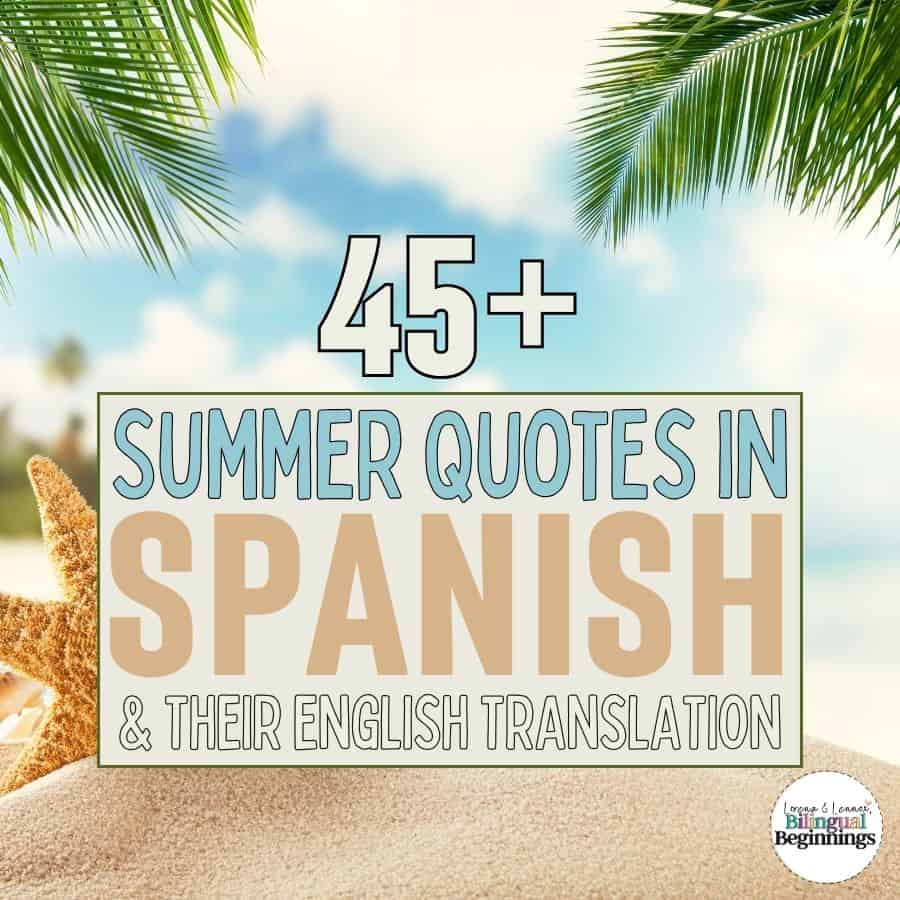 Dive into the warmth and vibrancy of summer with our collection of 45+ captivating quotes in Spanish! From the tranquil embrace of sandy shores to the invigorating rush of ocean waves, these words paint a vivid picture of the season's essence. Whether you're seeking inspiration for lazy beach days or adventurous escapades under the sun, let these quotes transport you to a world of endless possibilities and joyful moments